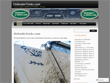 Tablet Screenshot of defendertricks.com